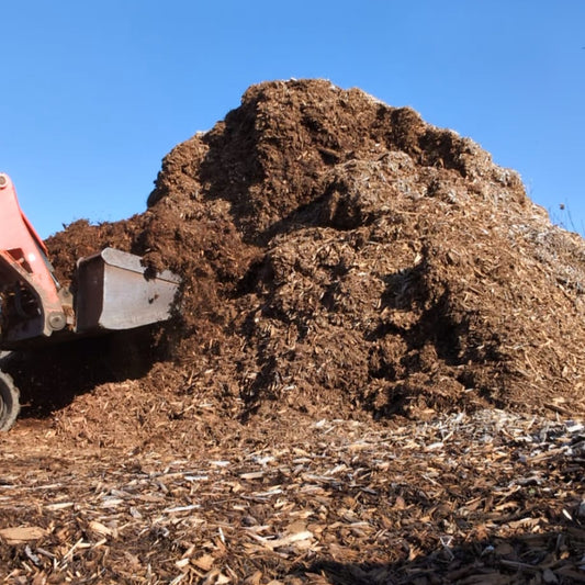 Natural Cedar Mulch - 1 Cubic Yard Bag Delivered to Your Door!